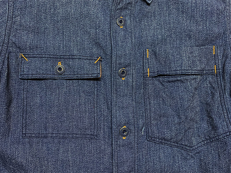 画像5: Eight-G（エイトＧ） “11oz.HEAVY FLANNEL　MADRAS CHECK WORK SHIRTS” 2024年生産タイプ 8LS-71-24AW