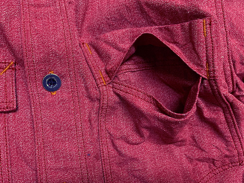 画像17: Eight-G（エイトＧ） “11oz.HEAVY FLANNEL　MADRAS CHECK WORK SHIRTS” 2024年生産タイプ 8LS-71-24AW