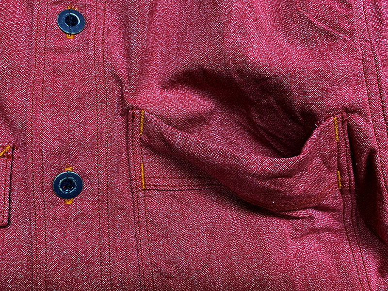 画像18: Eight-G（エイトＧ） “11oz.HEAVY FLANNEL　MADRAS CHECK WORK SHIRTS” 2024年生産タイプ 8LS-71-24AW