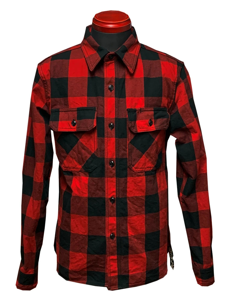 画像2: Eight-G（エイトＧ） "10oz HEAVY FLANNEL BIG CHECK SHIRTS" 2021年生産タイプ 8LS-56-21AW