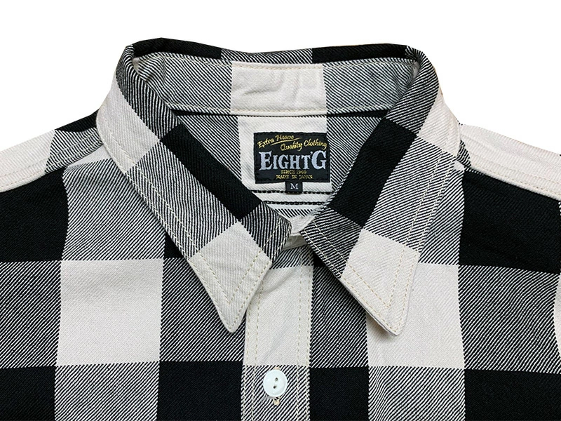 画像12: Eight-G（エイトＧ） "10oz HEAVY FLANNEL BIG CHECK SHIRTS" 2021年生産タイプ 8LS-56-21AW