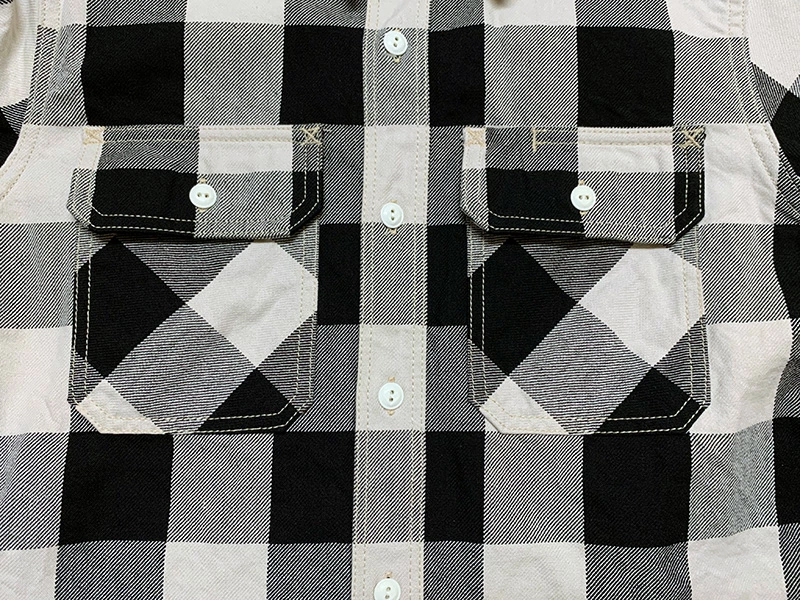 画像13: Eight-G（エイトＧ） "10oz HEAVY FLANNEL BIG CHECK SHIRTS" 2021年生産タイプ 8LS-56-21AW
