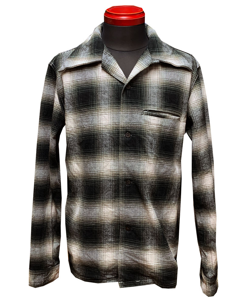 画像12: Eight-G（エイトＧ） “9oz HEAVY OMBRE CHECK OPEN COLLAR SHIRTS” 2021年生産タイプ 8LS-58-21AW