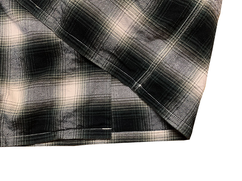 画像19: Eight-G（エイトＧ） “9oz HEAVY OMBRE CHECK OPEN COLLAR SHIRTS” 2021年生産タイプ 8LS-58-21AW