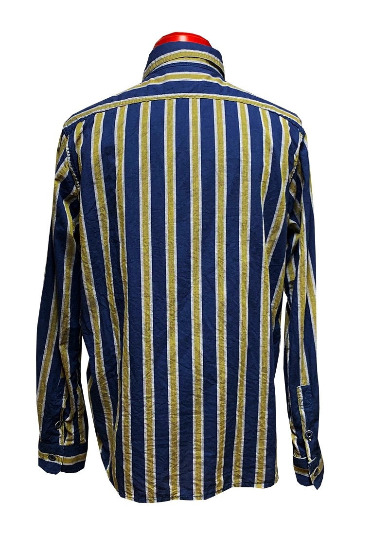 画像3: Eight-G（エイトＧ） “ 3oz COTTON LINEN STRIPE WORK SHIRT” 202年生産タイプ 8LS-59-22SS