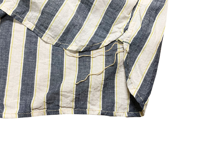 画像19: Eight-G（エイトＧ） “ 3oz COTTON LINEN STRIPE WORK SHIRT” 202年生産タイプ 8LS-59-22SS