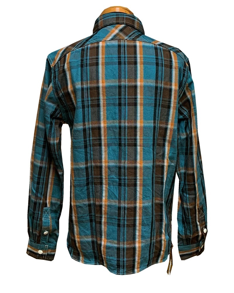 画像3: ight-G（エイトＧ） "9oz.HEAVY FLANNEL MADRAS CHECK SWORK SHIRT" 2022年生産タイプ 8LS-60-22AW