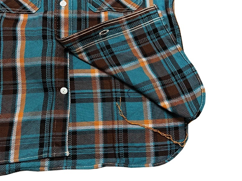 画像7: ight-G（エイトＧ） "9oz.HEAVY FLANNEL MADRAS CHECK SWORK SHIRT" 2022年生産タイプ 8LS-60-22AW