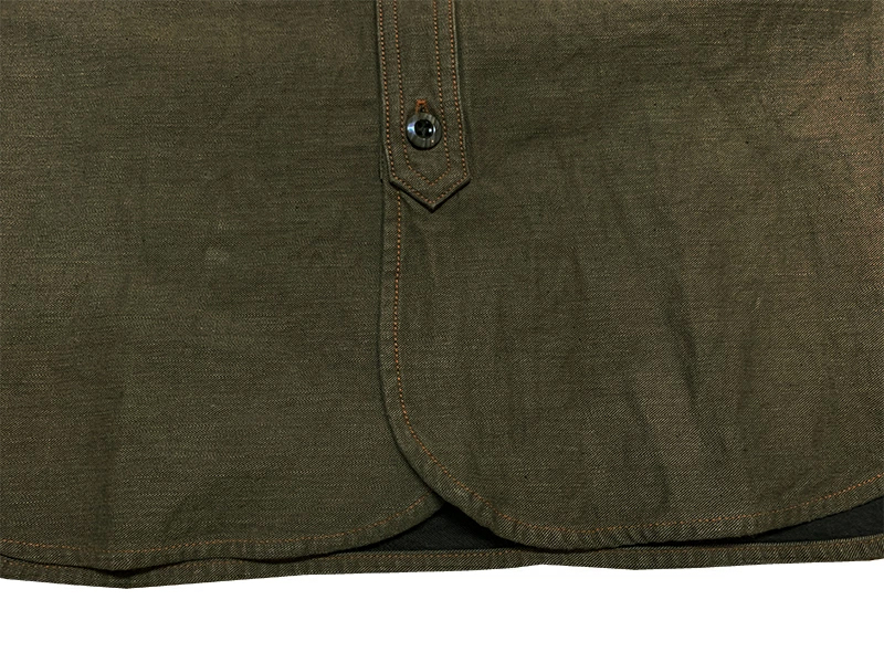 画像8: Eight-G（エイトＧ） "11oz.SULFUR　DYEING BACK SATIN WORK SHIRT" 2022年生産タイプ 8LS-62-22AW