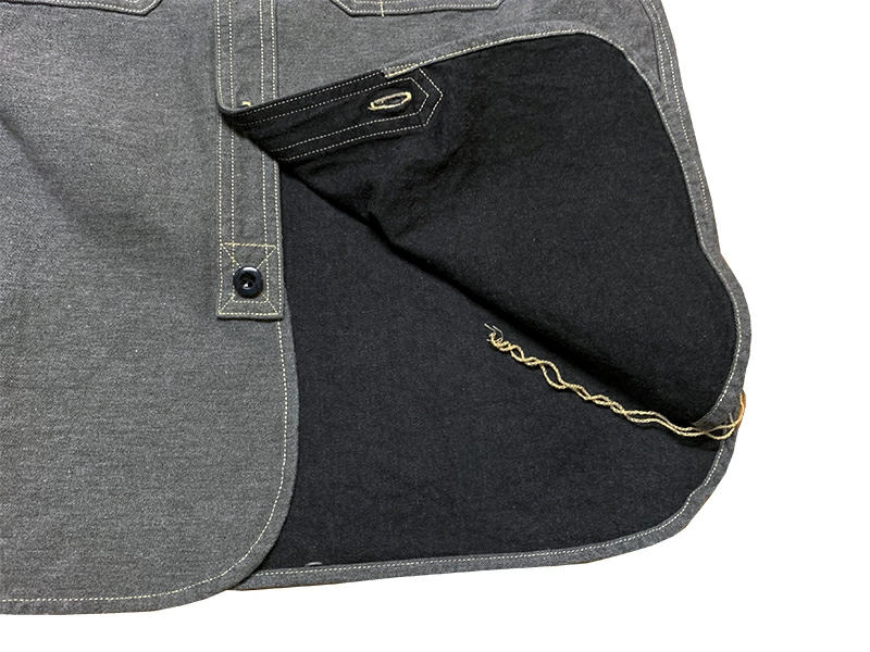 画像19: Eight-G（エイトＧ） "11oz.SULFUR　DYEING BACK SATIN WORK SHIRT" 2022年生産タイプ 8LS-62-22AW