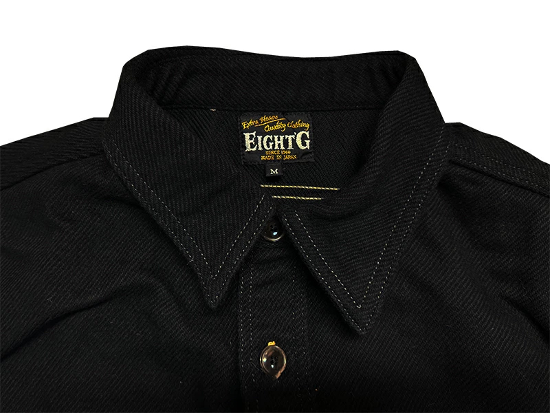 画像14: Eight-G（エイトＧ） “SOLID FLANNEL WORK SHIRT” 2024年生産タイプ 8LS-67-24AW