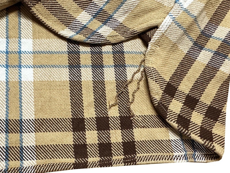 画像19: Eight-G（エイトＧ） “11oz.HEAVY FLANNEL　MADRAS CHECK WORK SHIRTS” 2024年生産タイプ 8LS-71-24AW