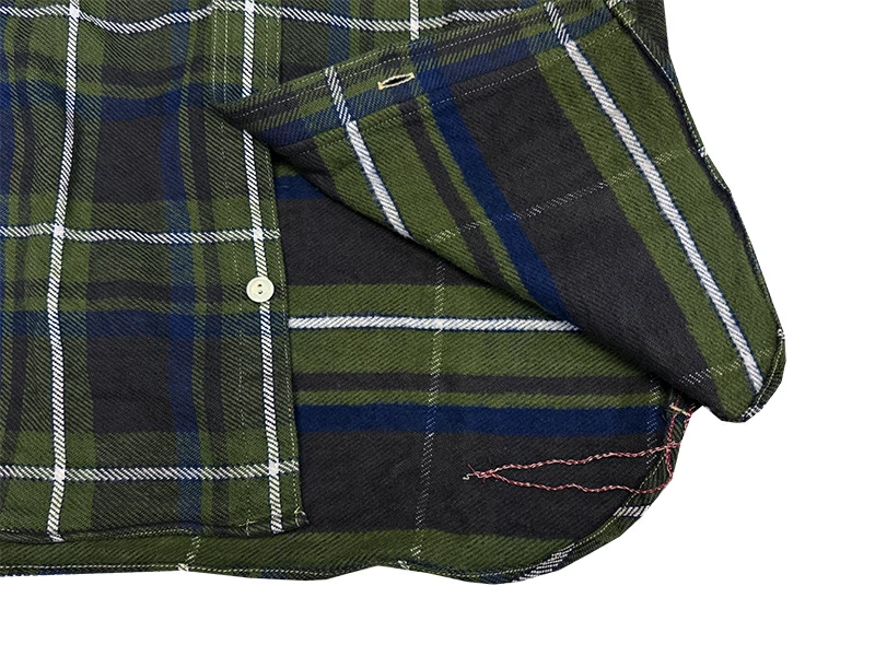 画像19: Eight-G（エイトＧ） “11oz.HEAVY FLANNEL　MADRAS CHECK WORK SHIRTS” 2024年生産タイプ 8LS-71-24AW