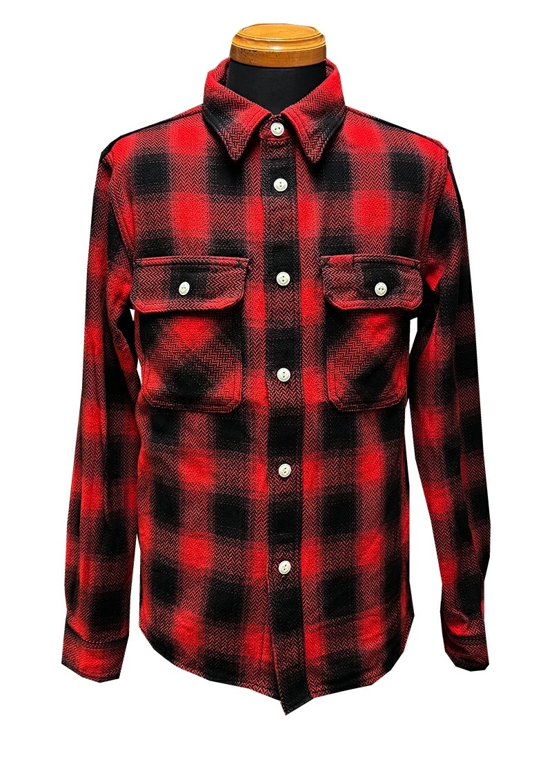 画像2: Eight-G（エイトＧ） “ヘビーツイルフランネルワークシャツ” 2025年生産タイプ 8LS-77-25AW