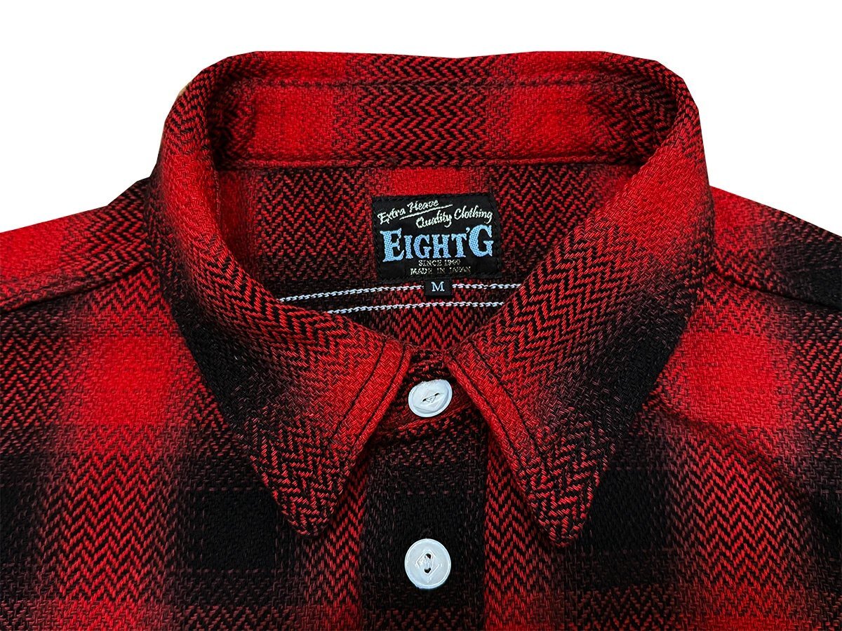 画像4: Eight-G（エイトＧ） “ヘビーツイルフランネルワークシャツ” 2025年生産タイプ 8LS-77-25AW