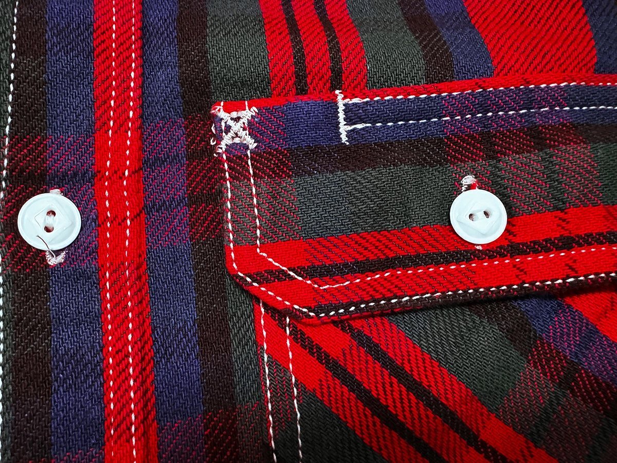 画像6: Eight-G（エイトＧ） "ヘビーツイルフランネルワークシャツ" 2025年生産タイプ 8LS-78-25AW