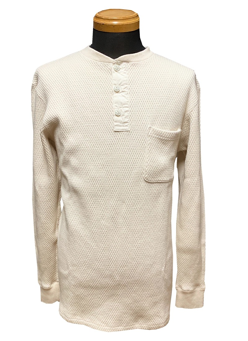 画像2: EIGHT-G 8LT-TMHL “HENLEY NECK THERMAL L/S T-SHIRT”