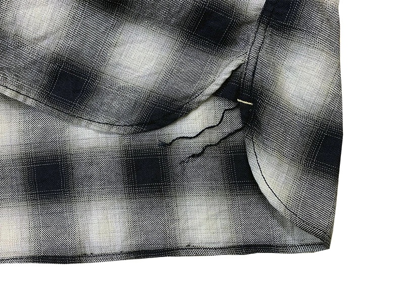 画像7: Eight-G（エイトＧ）“5oz OMBRE CHECK WORK SHIRT”8SS-27 当店水洗い＆自然乾燥 8SS-27-20