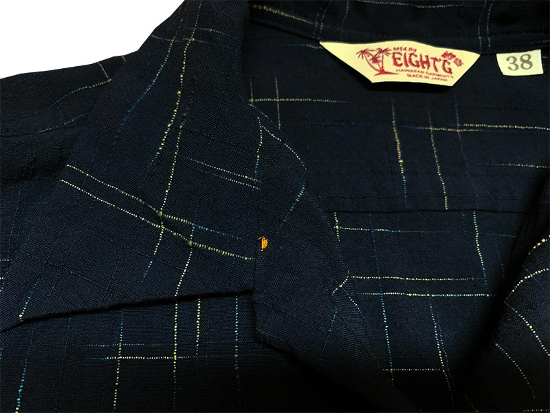 画像6: Eight-G（エイトＧ） HAWAIIAN WORK WEAR"TATE YOKO KASURI HAWAIIAN SHIRT" 8SS-30