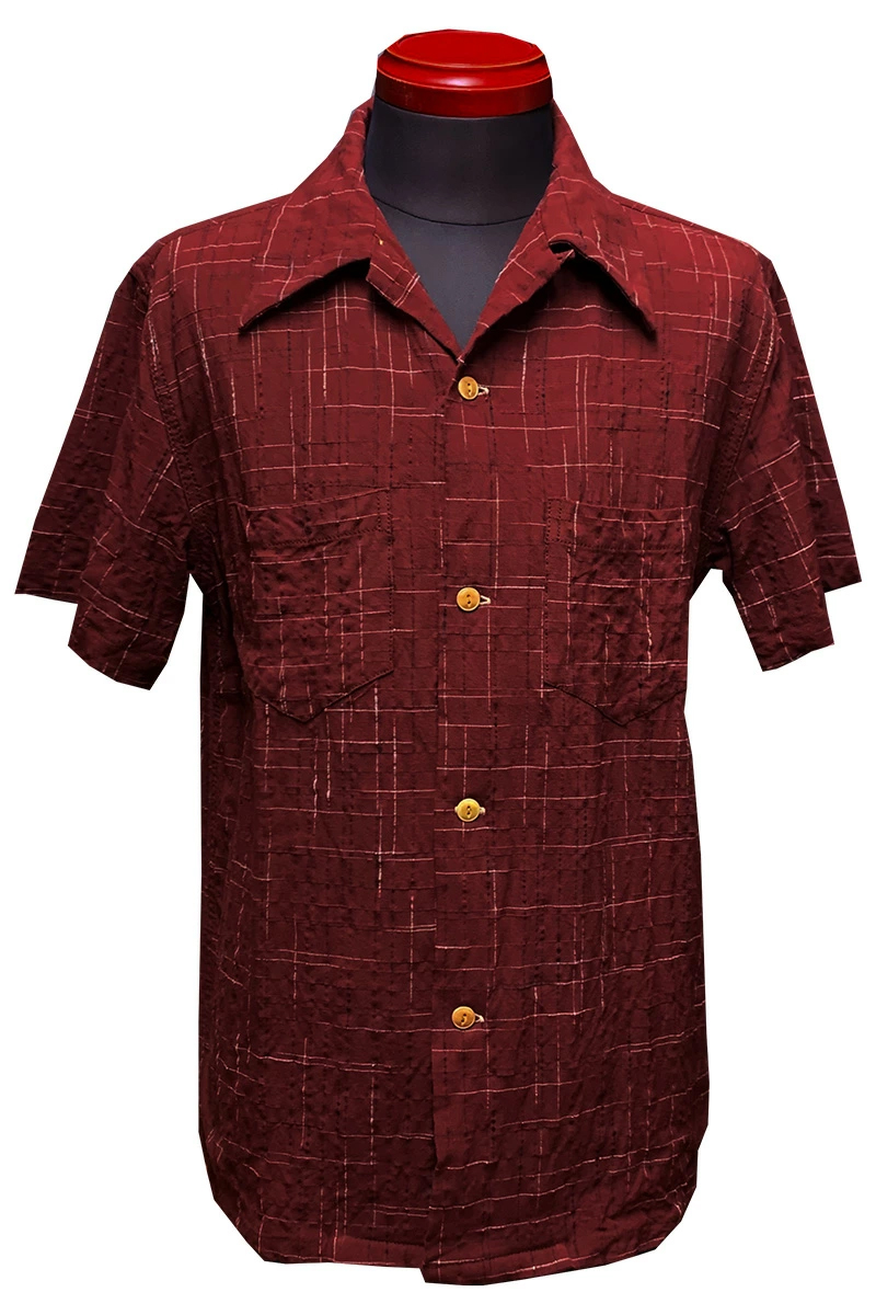 画像10: Eight-G（エイトＧ） HAWAIIAN WORK WEAR"TATE YOKO KASURI HAWAIIAN SHIRT" 8SS-30