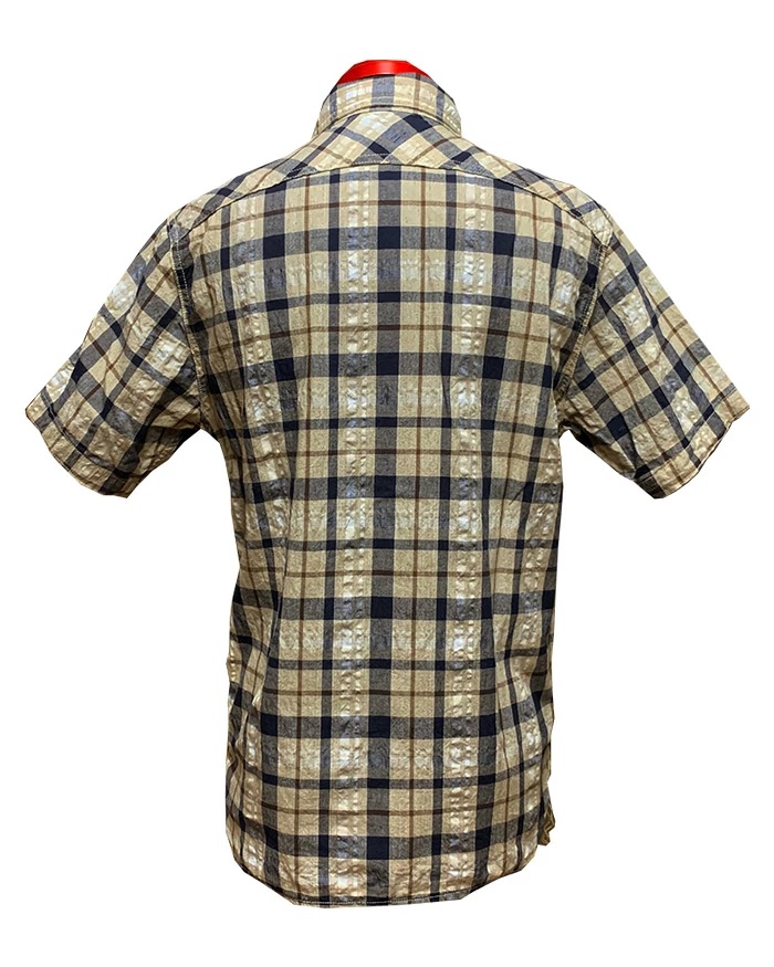 画像10: Eight-G（エイトＧ）“5oz SPECK DYEING CHECK WORK SHIRT”8SS-31 当店水洗い＆自然乾燥 8SS-31