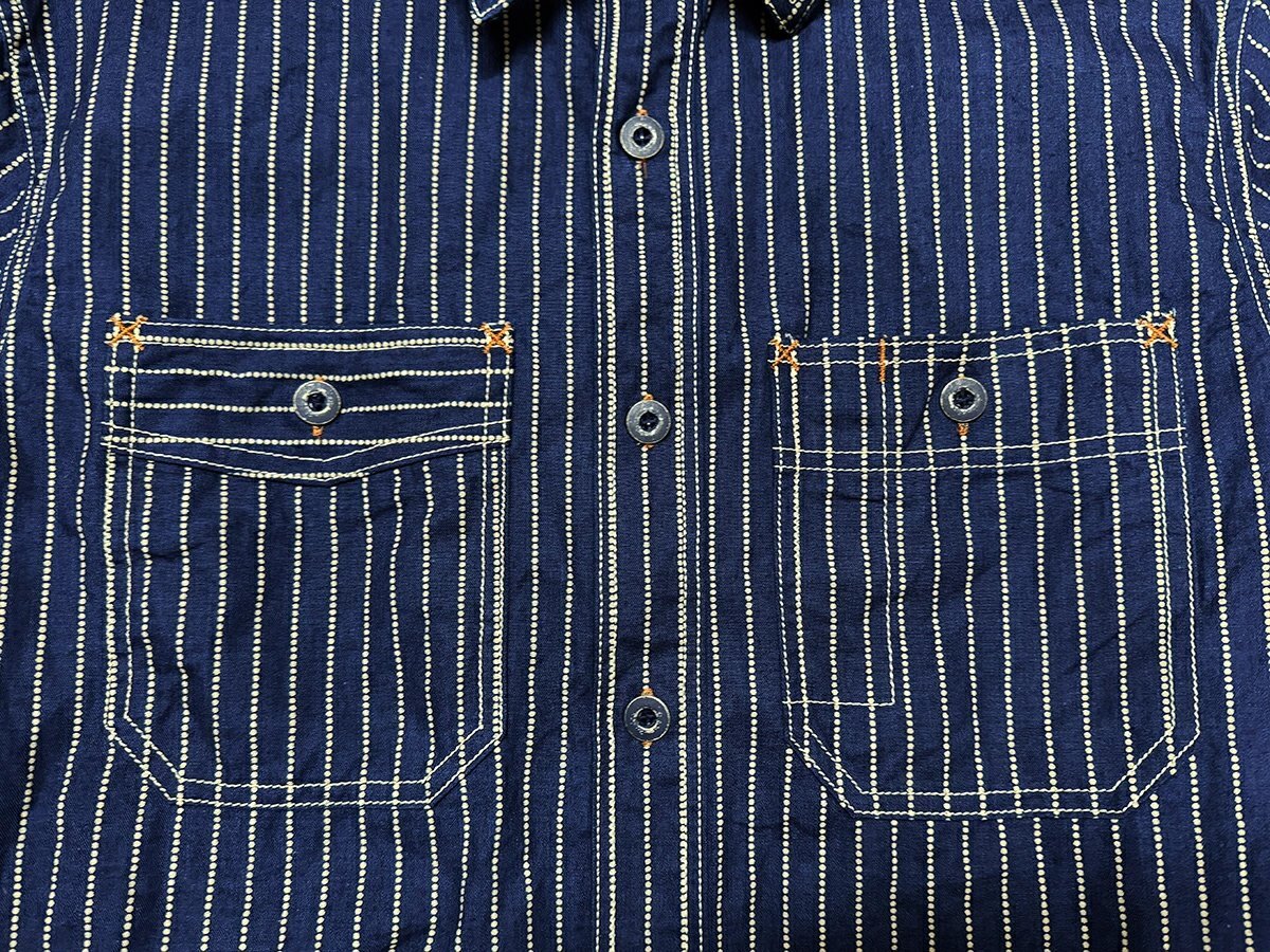 画像5: Eight-G（エイトＧ） “11oz.HEAVY FLANNEL　MADRAS CHECK WORK SHIRTS” 2024年生産タイプ 8LS-71-24AW