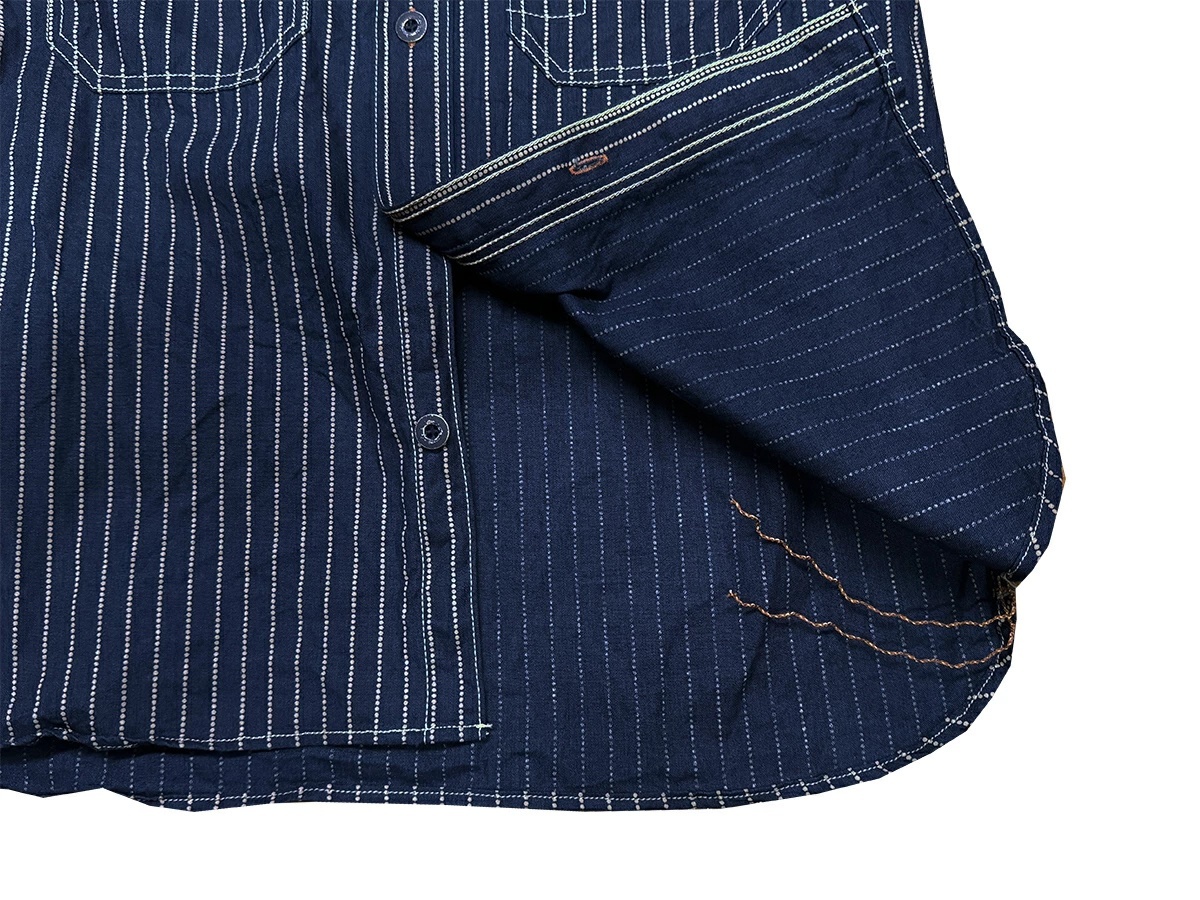 画像7: Eight-G（エイトＧ） “11oz.HEAVY FLANNEL　MADRAS CHECK WORK SHIRTS” 2024年生産タイプ 8LS-71-24AW