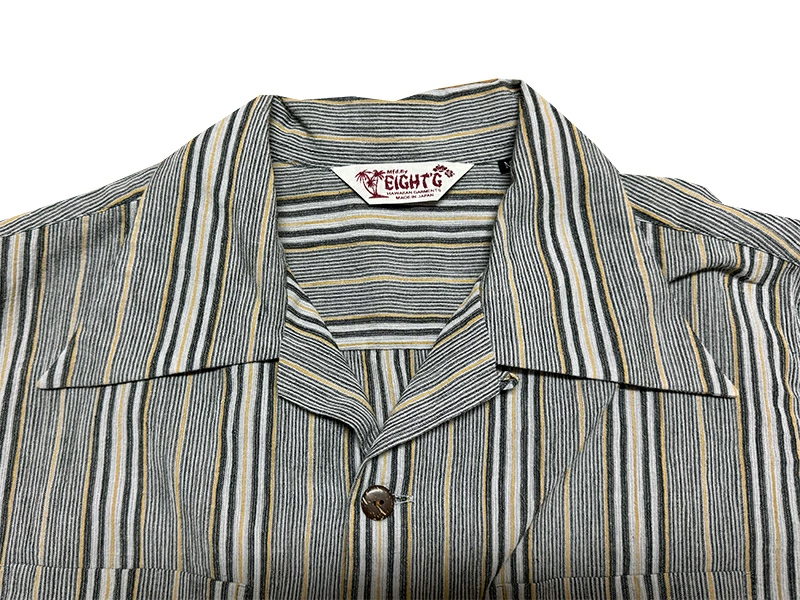 画像15: Eight-G（エイトＧ） “11oz.HEAVY FLANNEL　MADRAS CHECK WORK SHIRTS” 2024年生産タイプ 8LS-71-24AW