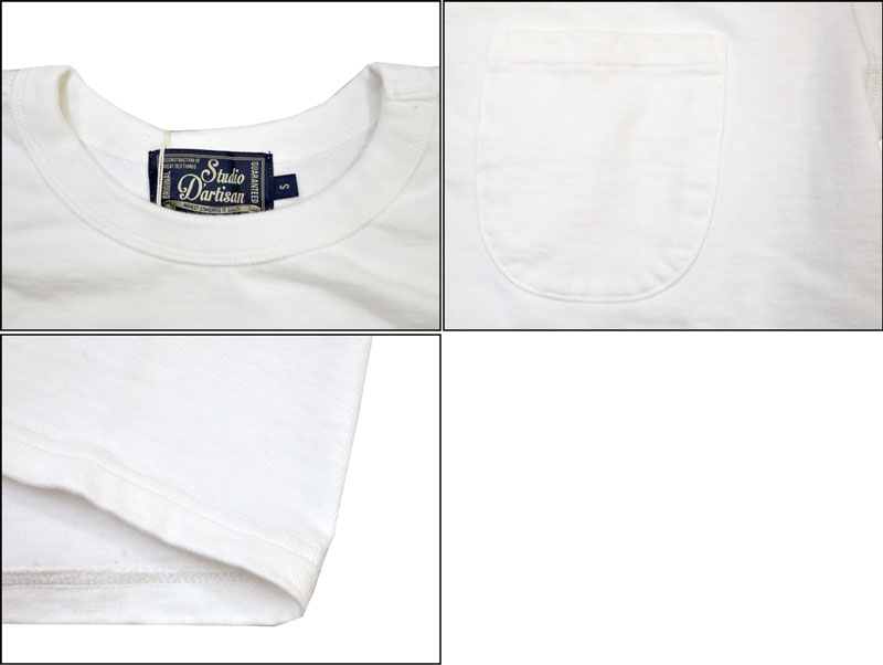 画像3: ステュディオ・ダルチザン（STUDIO D'ARTISAN）”スヴィンゴールド吊り編みＴシャツ”No. 9851 2017年生産 スタジオ・ダルチザン 9851-17SS 箱付です